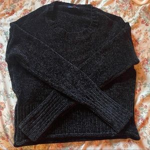 Black Velvet Sweater